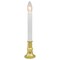 Northlight Single Light Window Candle with Timer - 9" - White